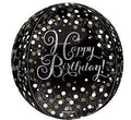 Happy Birthday Sparkling Orbz Balloon (16 Inch)