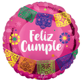 Pink Feliz Cumpleaños Balloon (18 Inch)