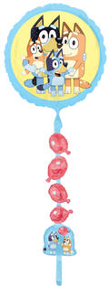 Bluey Family Tails Airwalker Balloon (63 Inch)