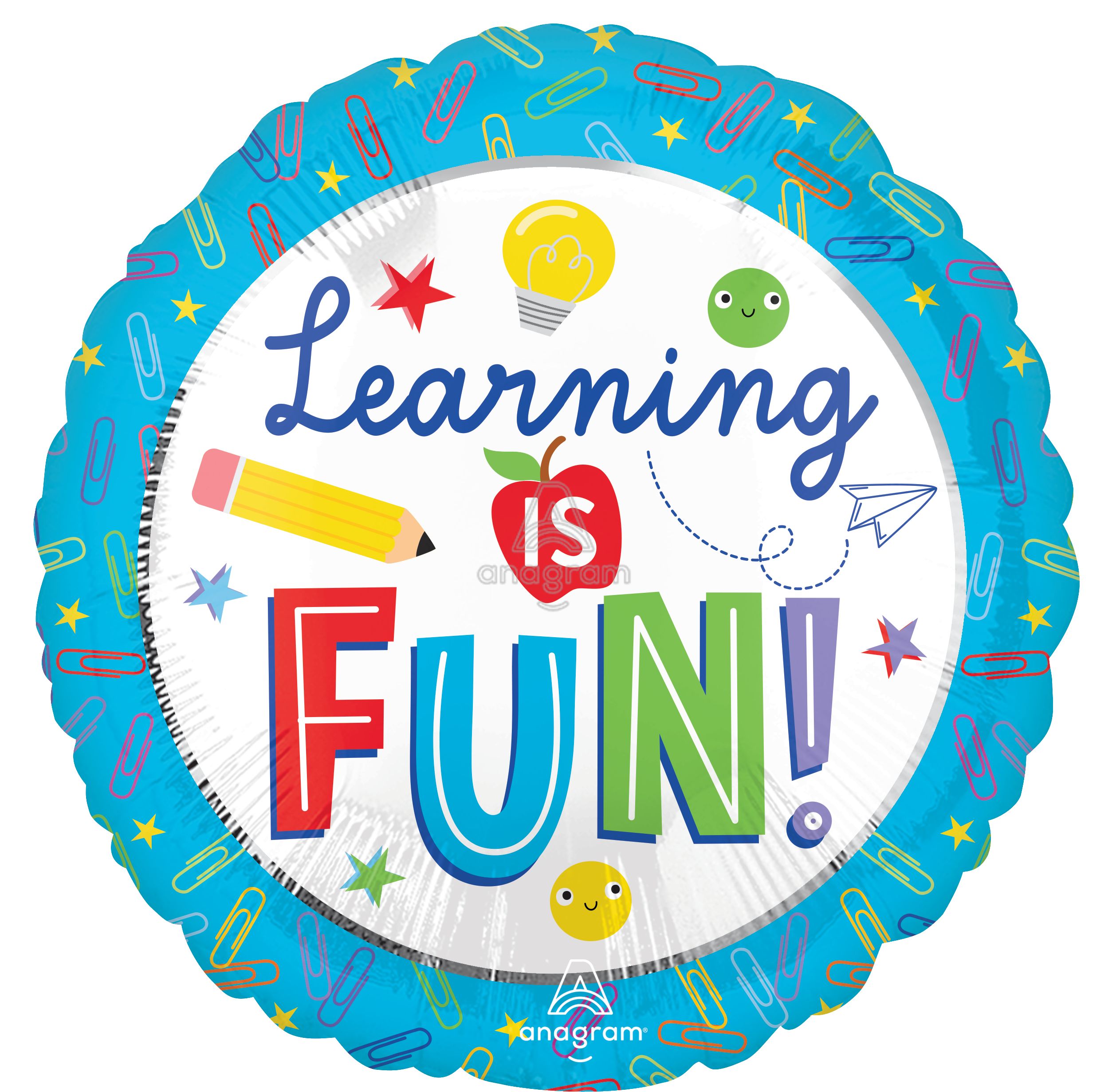 Learning is Fun! 18" Foil Balloon