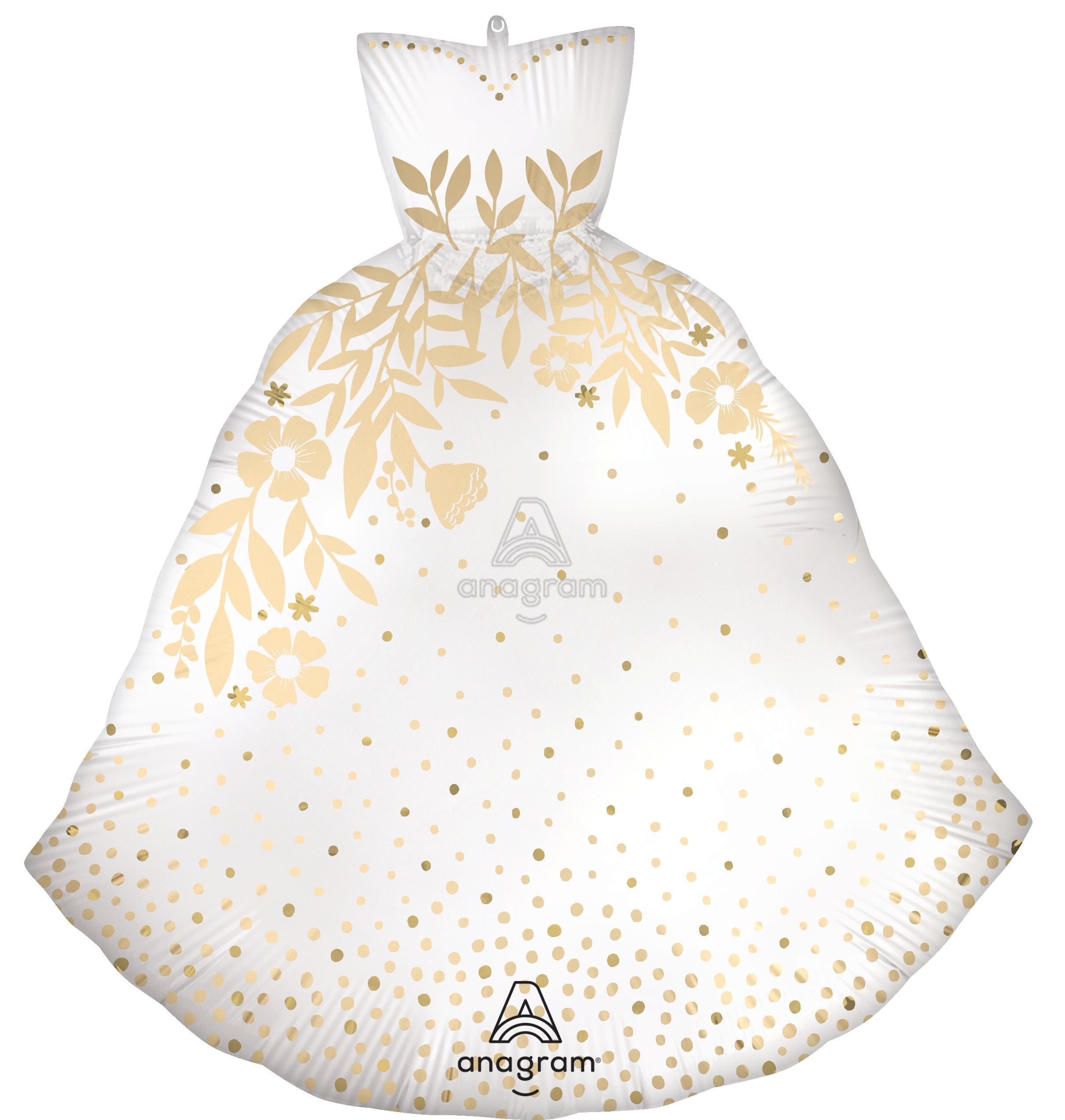 Satin Bridal Gown Dress Balloon (29 Inch)