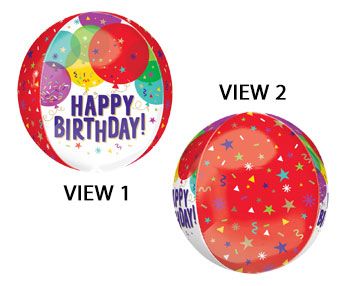 ORBZ HB BIRTHDAY BALLOONS