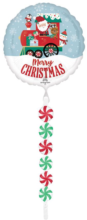 Airwalker North Pole Express Tails 67" Foil Balloon