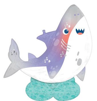 Airloonz Shark Party 54" Foil Balloon