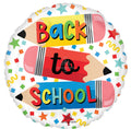 Back to School Pencils 18" Foil Balloon