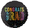 Satin Cosmic Congrats Grad Balloon