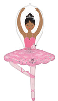 Dark Birthday Girl Ballerina Dancer Balloon (43 Inch)