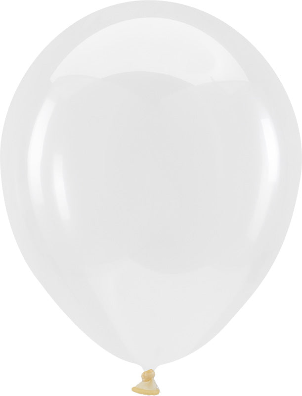 Crystal Clear Latex Balloon (11 Inch)