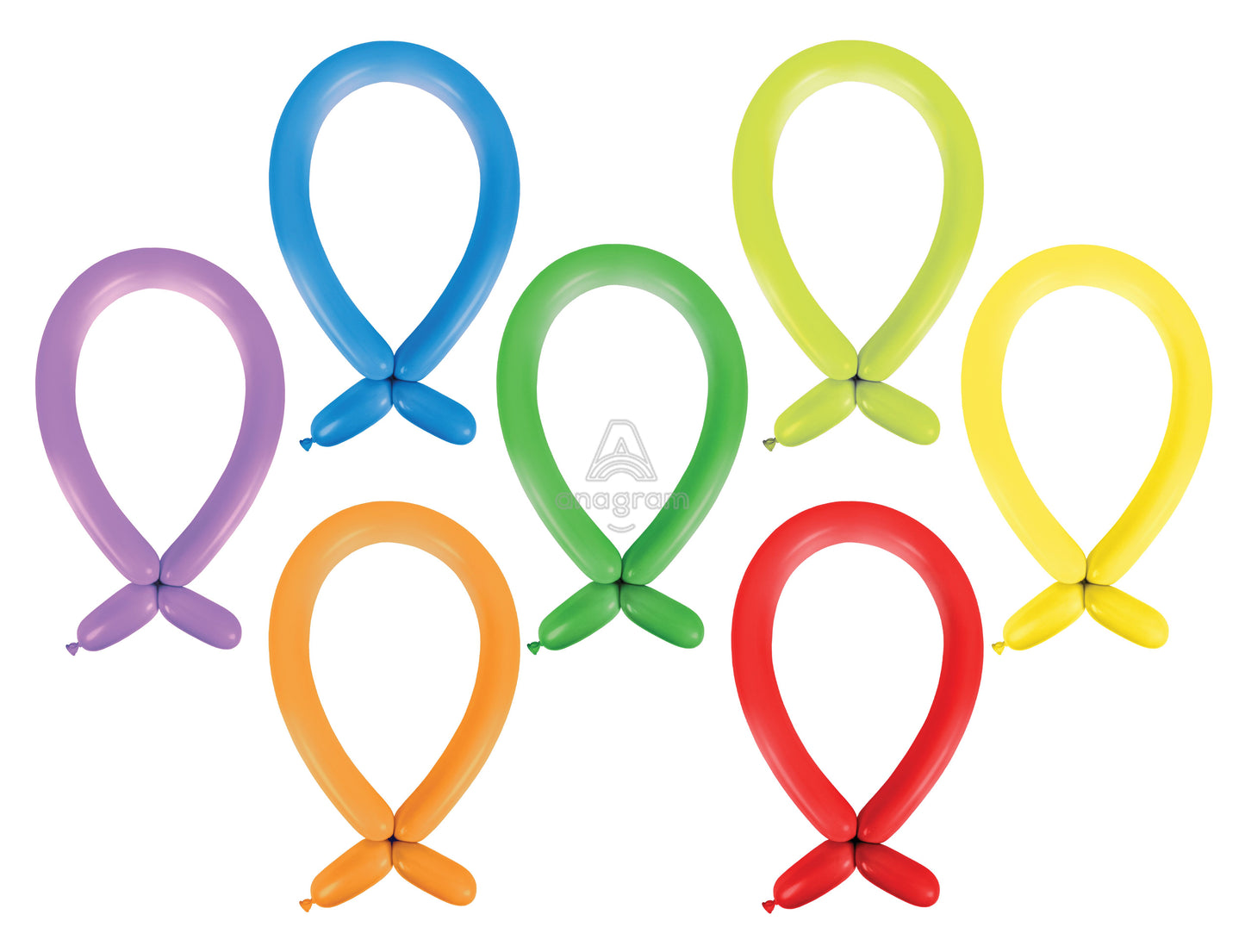 260 Entertainer Carnival Assortment Twisting Balloons Pack (250 or 100 count)