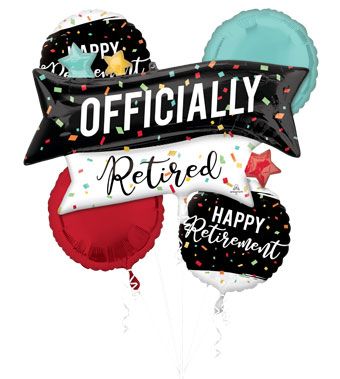 Officially Retired Banner Bouquet Kit