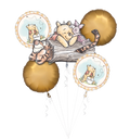 Winnie the Pooh Bear Bouquet Kit