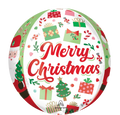 Merry Christmas Jolly Santa Orbz Balloon
