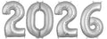 2026 Air-filled 24" Silver Number Set (NON FLOATING)