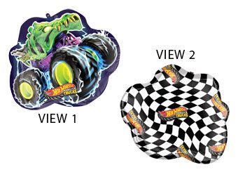 Hot Wheels Green Monster Truck Balloon (23 Inch)