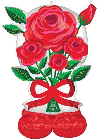Satin Radiant Rose Airloonz Balloon (48 Inch)