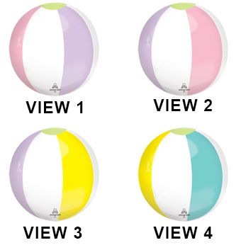 Beach Ball Orbz Balloon (16 Inch)