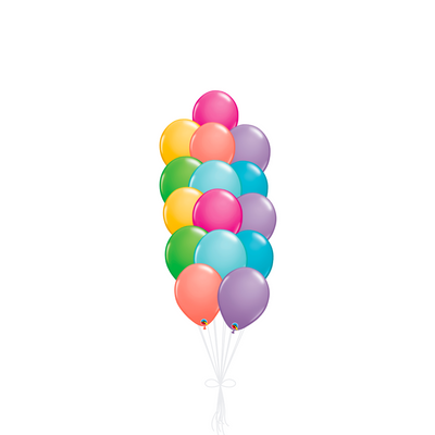 Tropical Rainbow Latex Balloon Bouquets