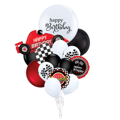 Race Car Birthday Gift Bouquet