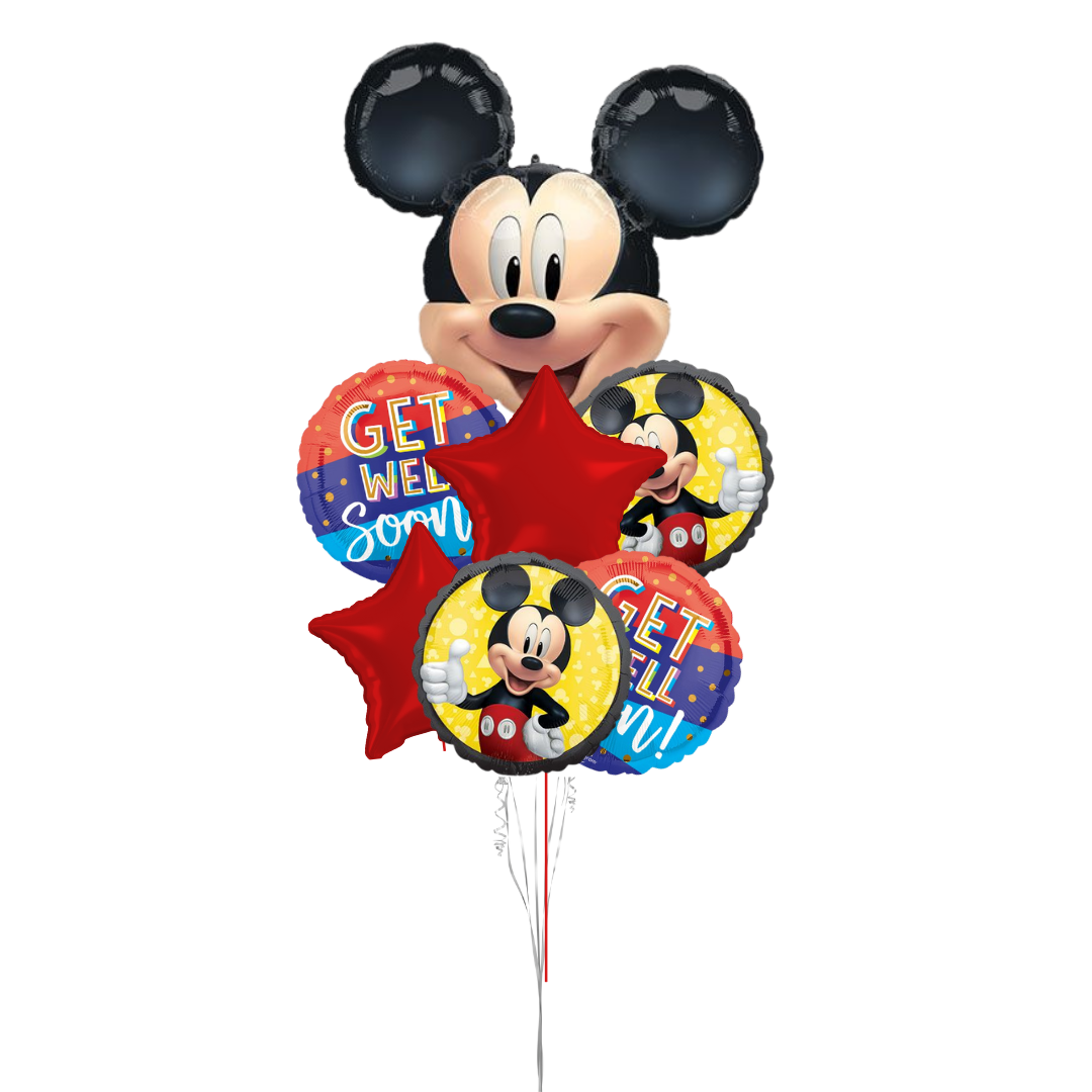 Mickey Get Well Hospital Balloon Bouquet