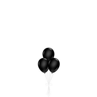 Mixed Blacks Latex Balloon Bouquets