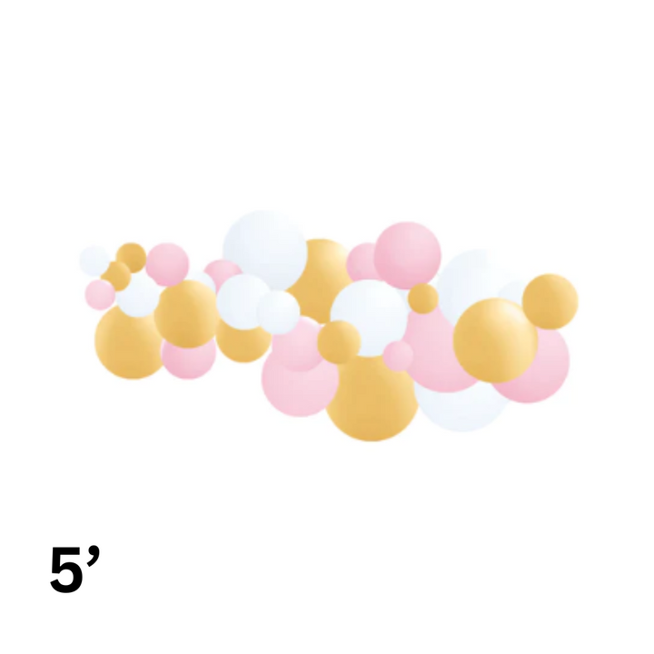 Pink, White &amp; Gold Garland