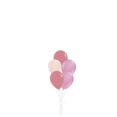Mixed Vintage Pinks Latex Balloon Bouquets