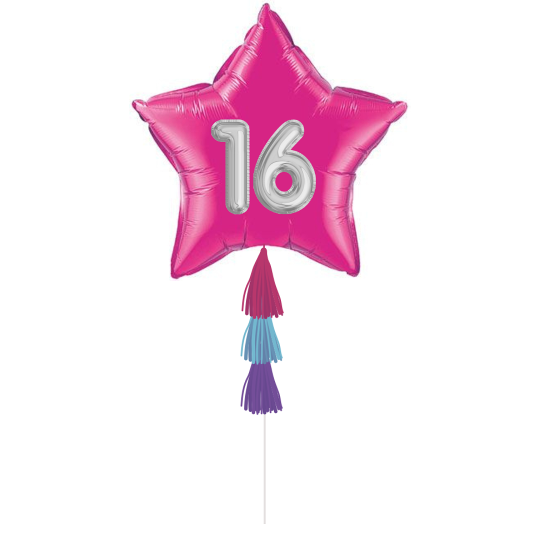 Young Ages Fashion Pink Star Gift Balloon