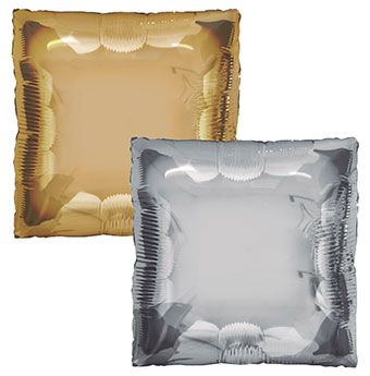 Double Sided Gold & Silver Square