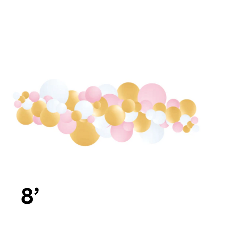 Pink, White &amp; Gold Garland