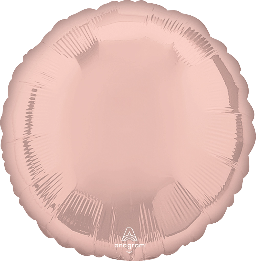 Metallic Pearl Pink Circle 18" Foil Balloon