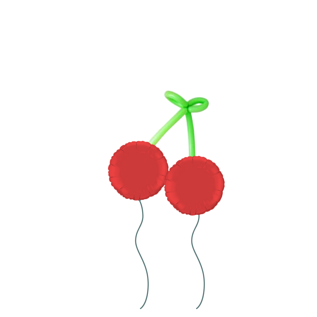 Twisted Cherries Gift Balloon