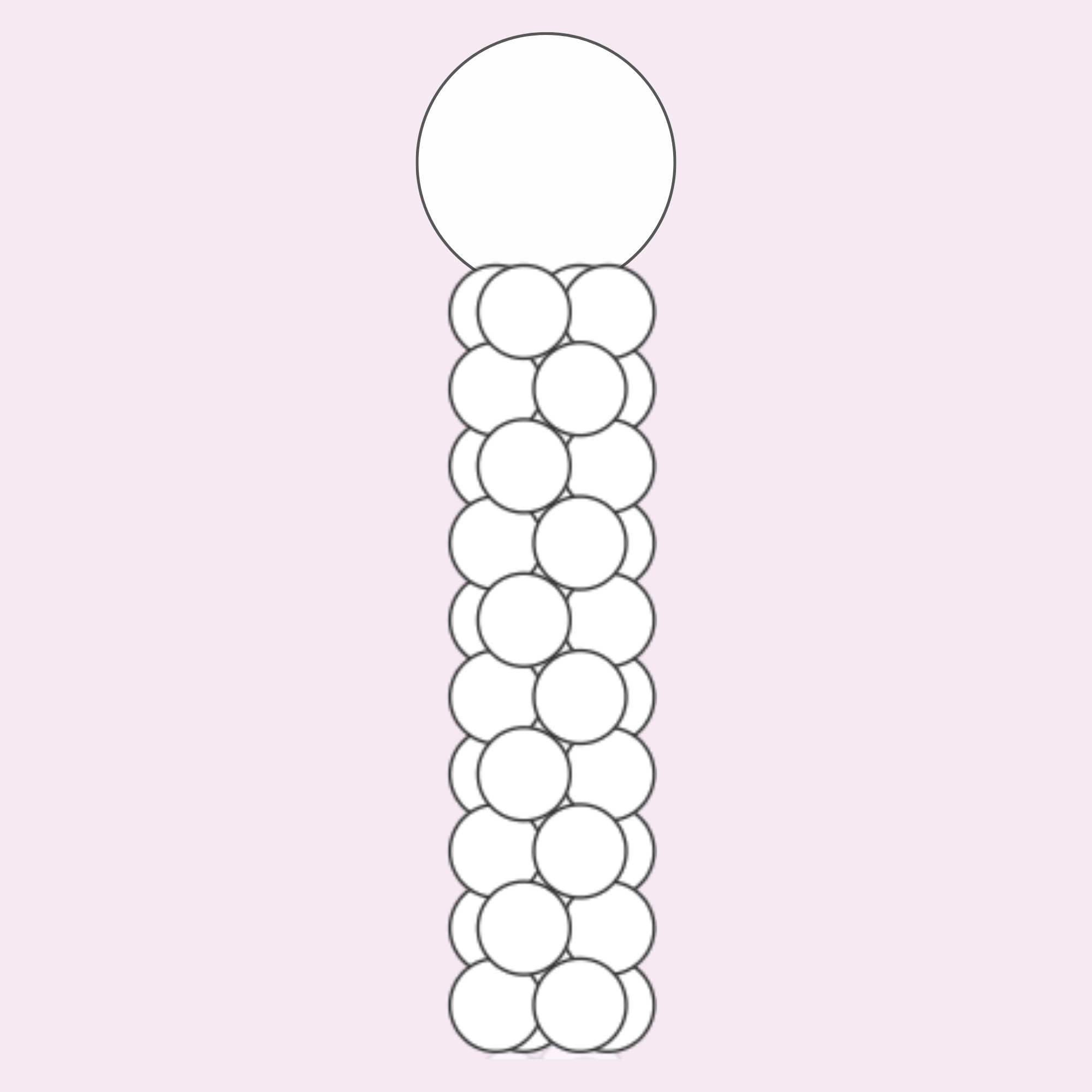 Custom 5 Foot Classic Balloon Column