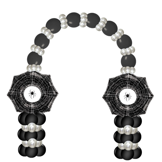 Spider Webs Halloween Single Door Linking Arch