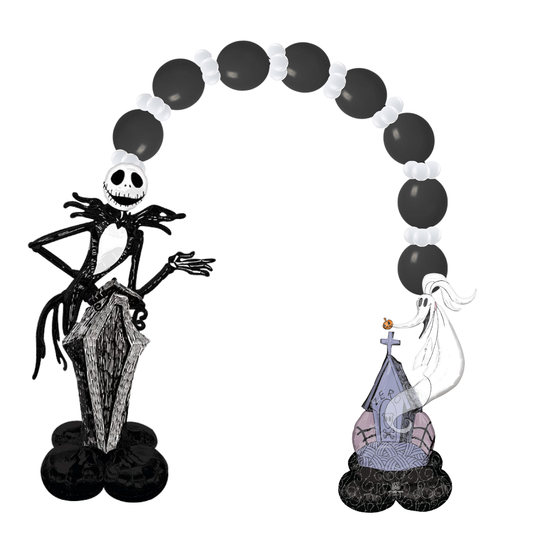 Jack Skellington and Zero Ghost Dog Halloween Single Door Linking Arch
