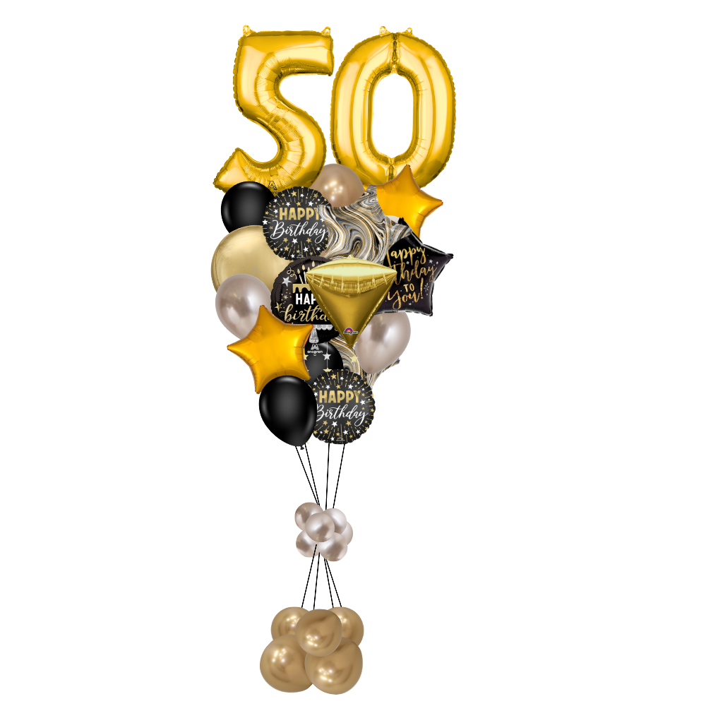 50th Birthday Elegant Age Designer's Choice Bouquet