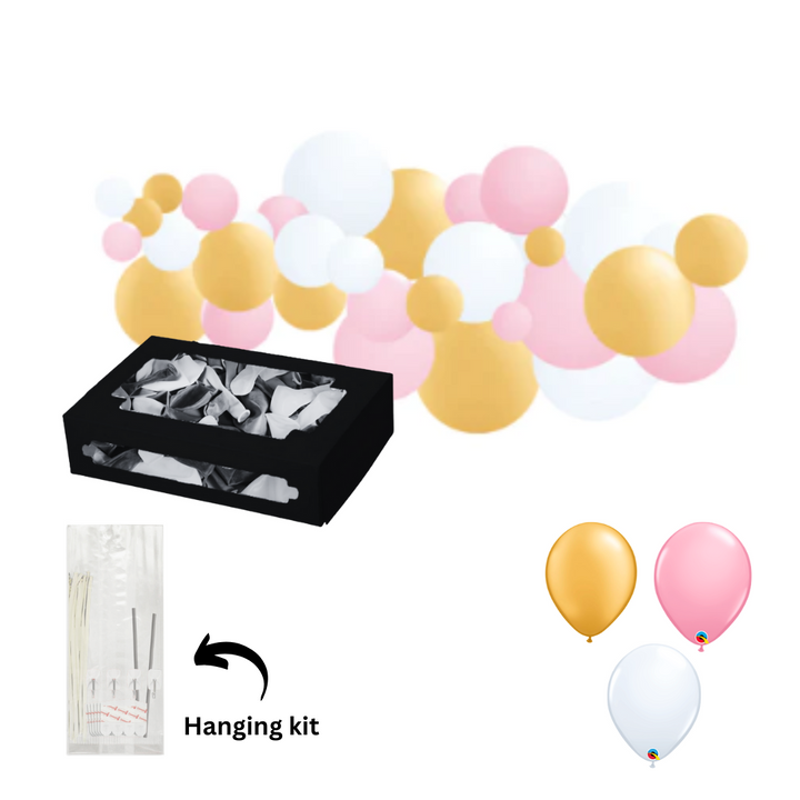 Pink, White &amp; Gold Garland