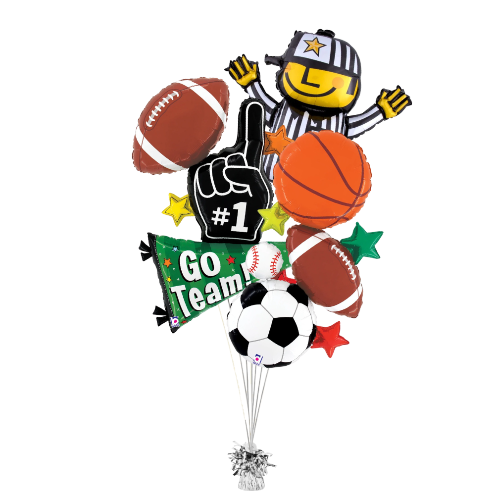 Sports Explosion Balloon Bouquet