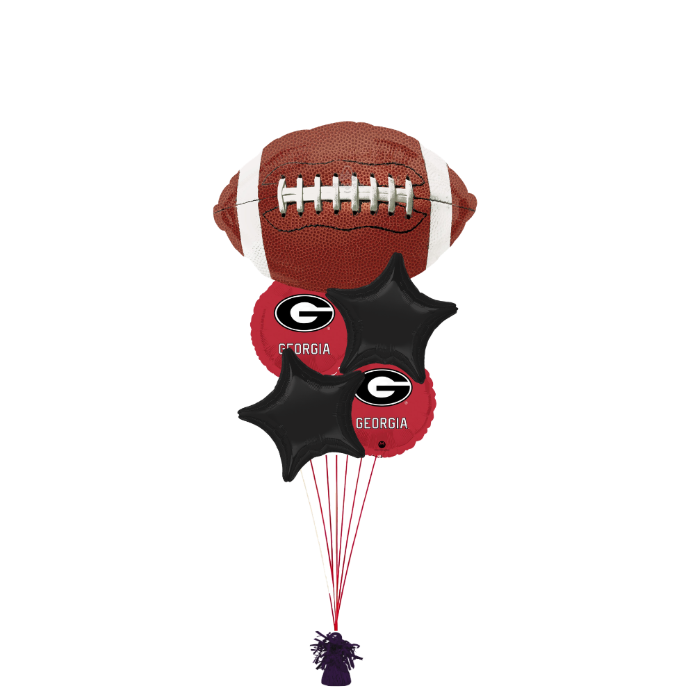 Football Gameday Georgia Bulldogs Balloon Bouquet