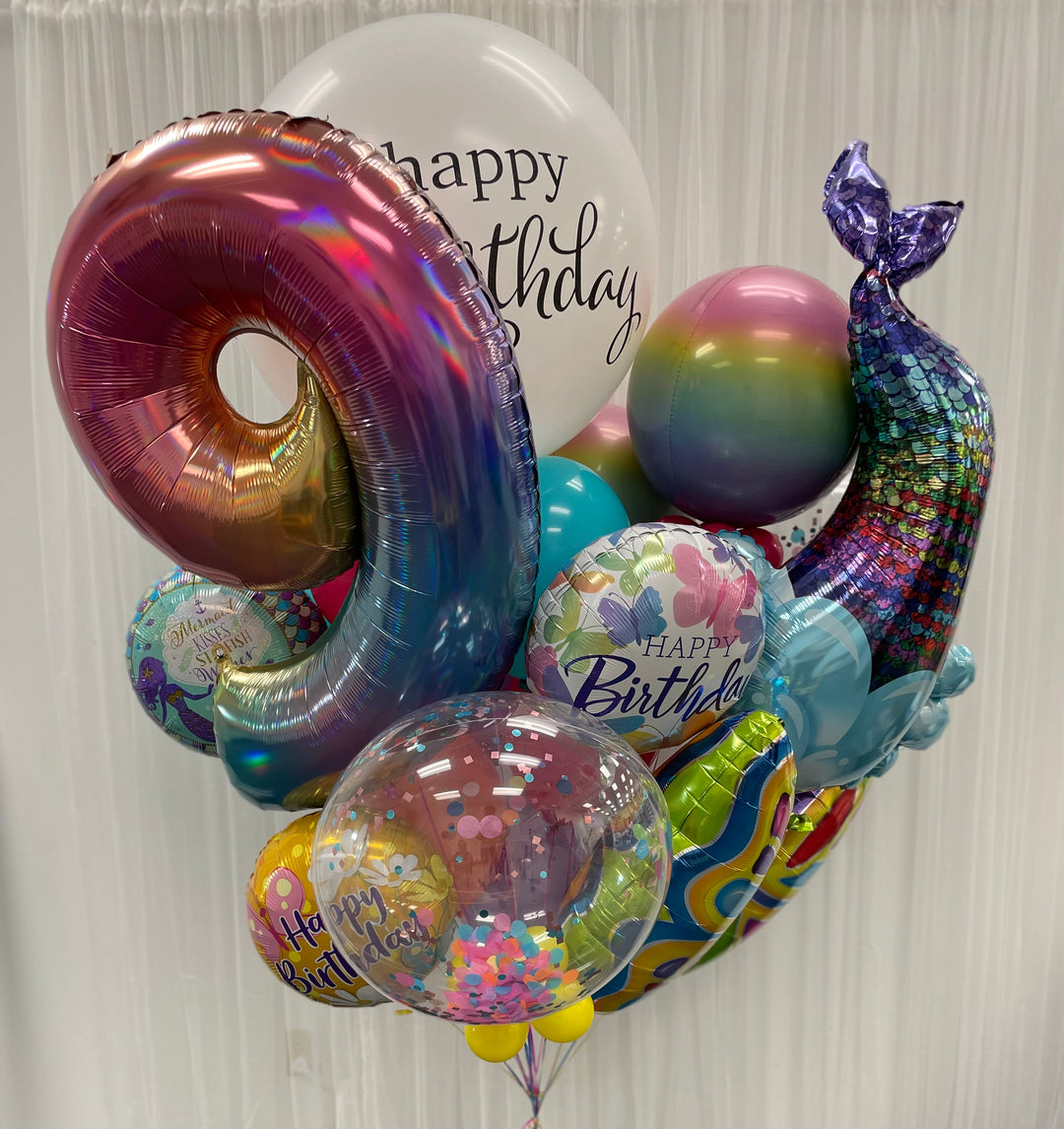 Ocean Nautical Themed Birthday Staff Designed Bouquet