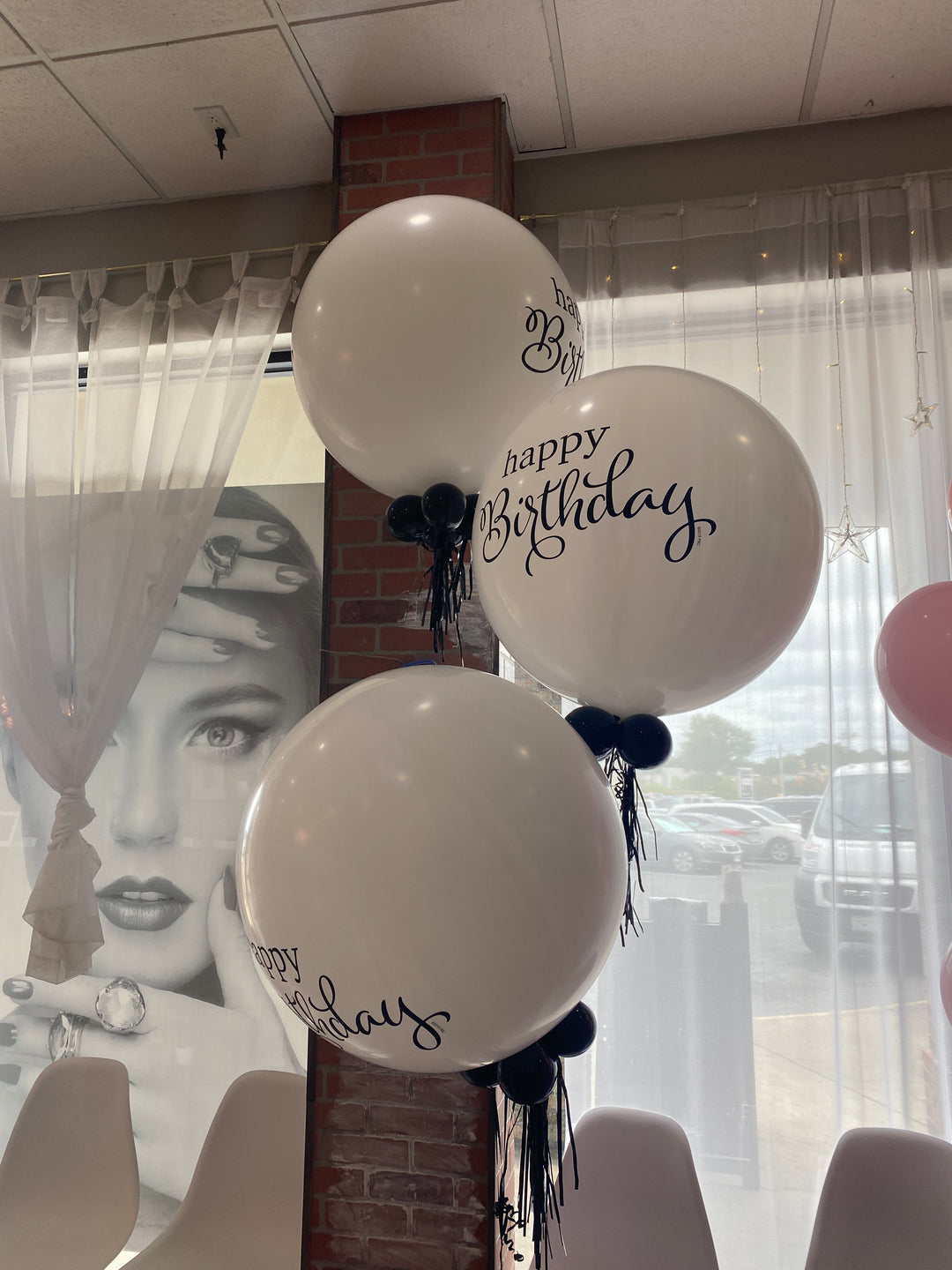 Simply Happy Birthday Luxury Trio Floor Bouquet