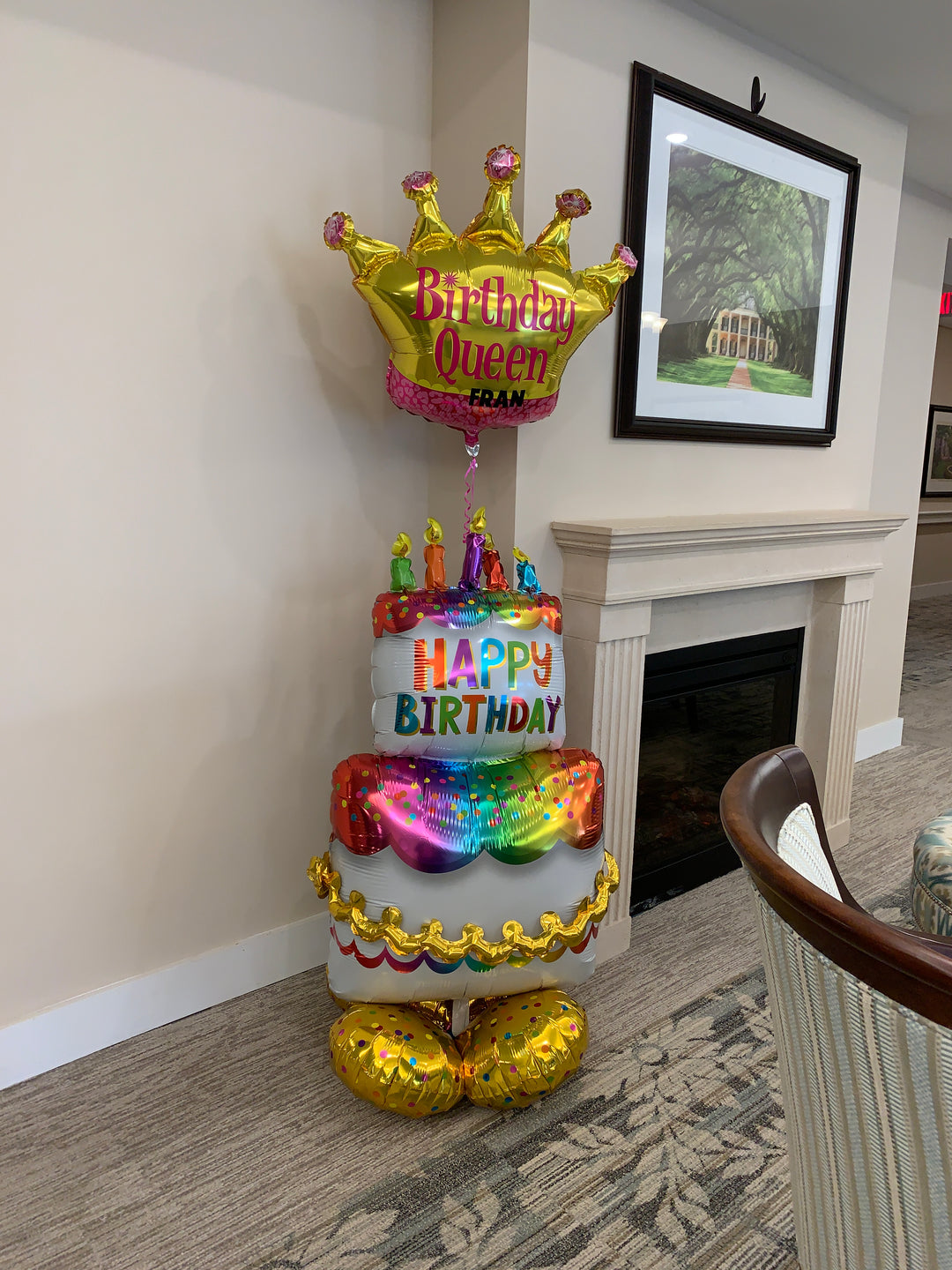 Giant Birthday Cake Airloonz Balloon (53 Inch)