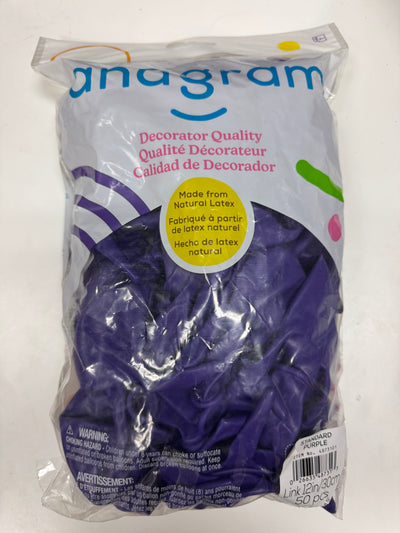 Purple Quick Links Latex Bag