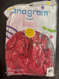 Crystal Clearz Magneta Pink Solid 11" Latex Bag