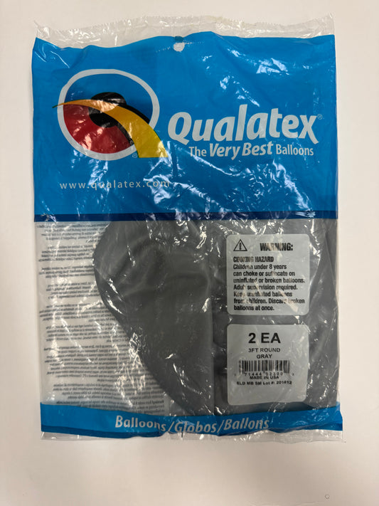 Gray Solid 36" Latex Bag (Old Quality)