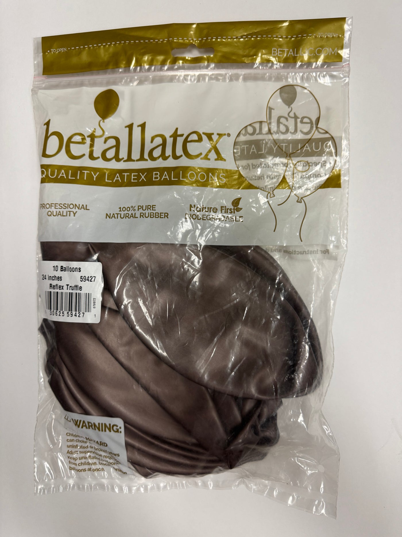 Reflex Truffle Brown Solid 24" Latex Bag