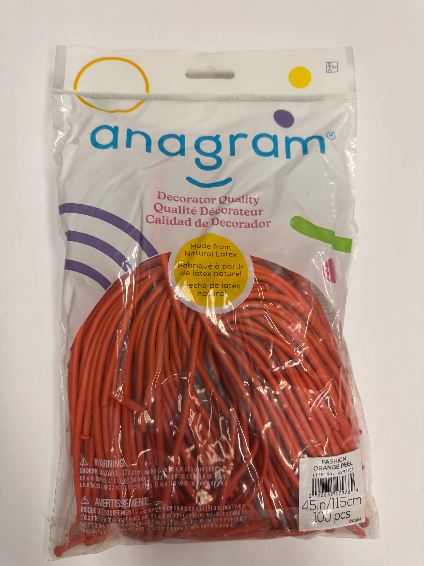 Fashion Orange Peel Solid 160 Twisting Latex Bag