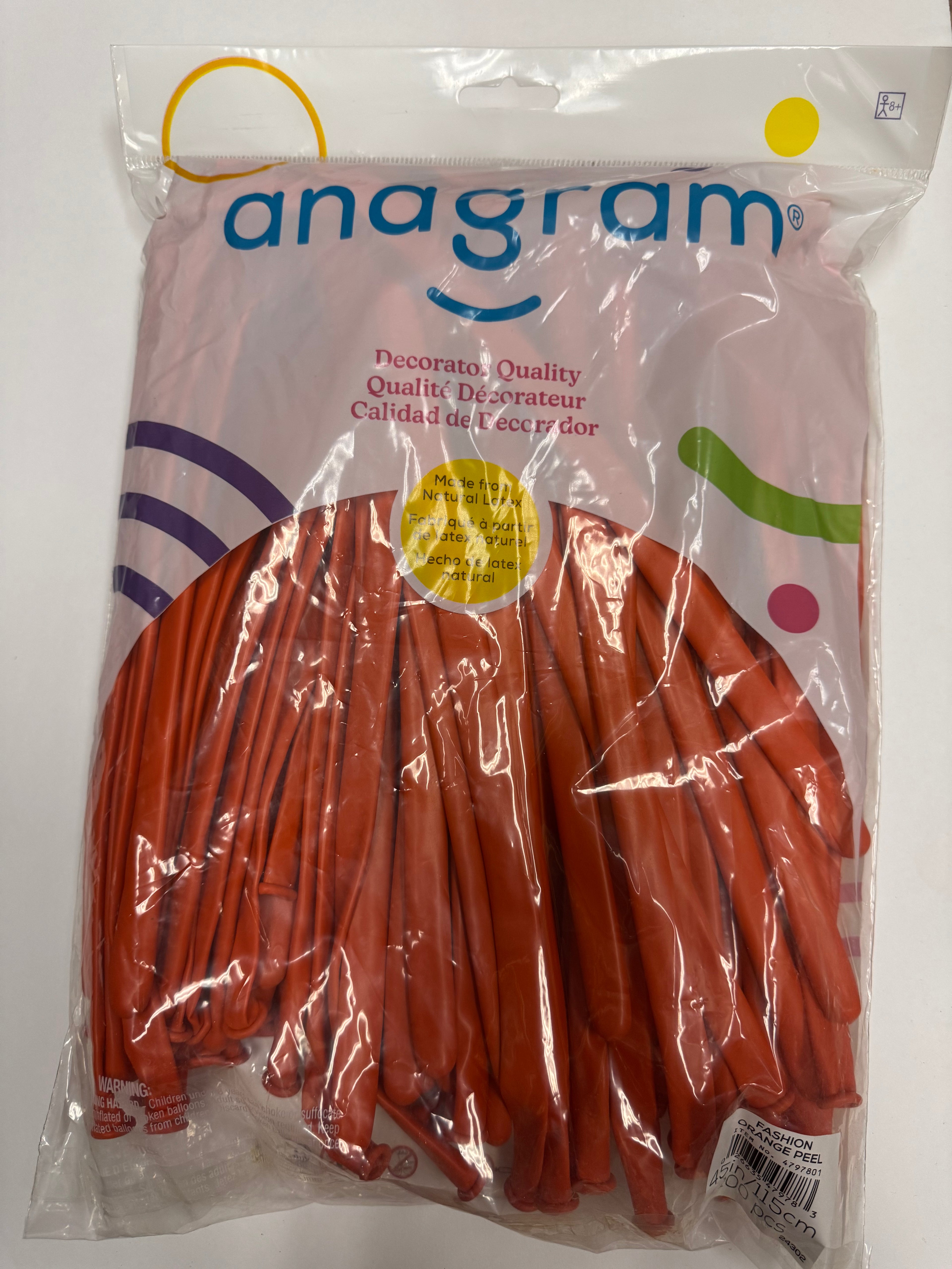 Fashion Orange Peel Solid 360 Twisting Latex Bag