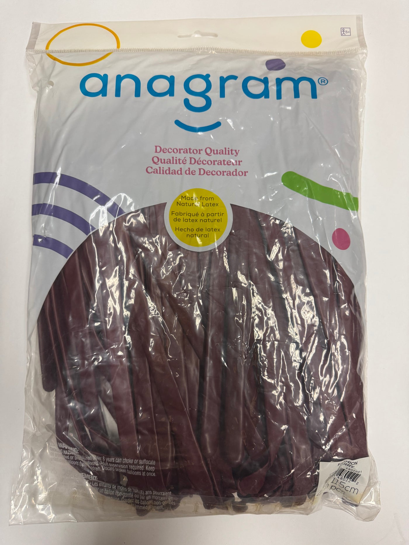 Fashion Berry Solid 360 Twisting Latex Bag