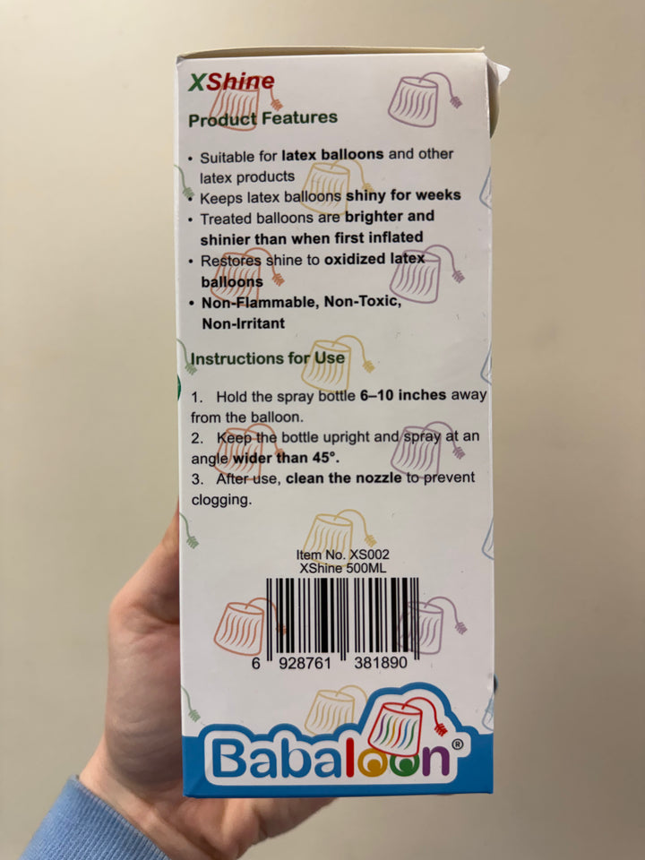 X Shine Latex Shine Spray