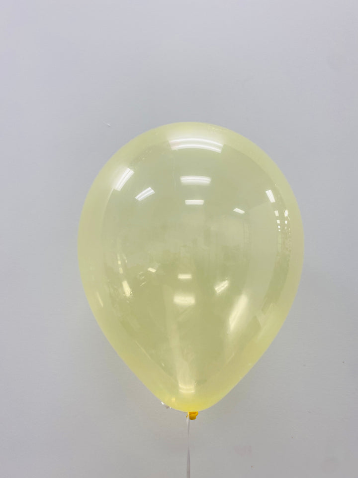 Clear Yellow Latex Balloon (11 Inch)